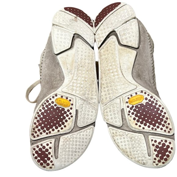 Clarks Originals Trigenic Flex Vibram Sole Suede Men's Shoes Sand/Tan Size 9M - Picture 8 of 9